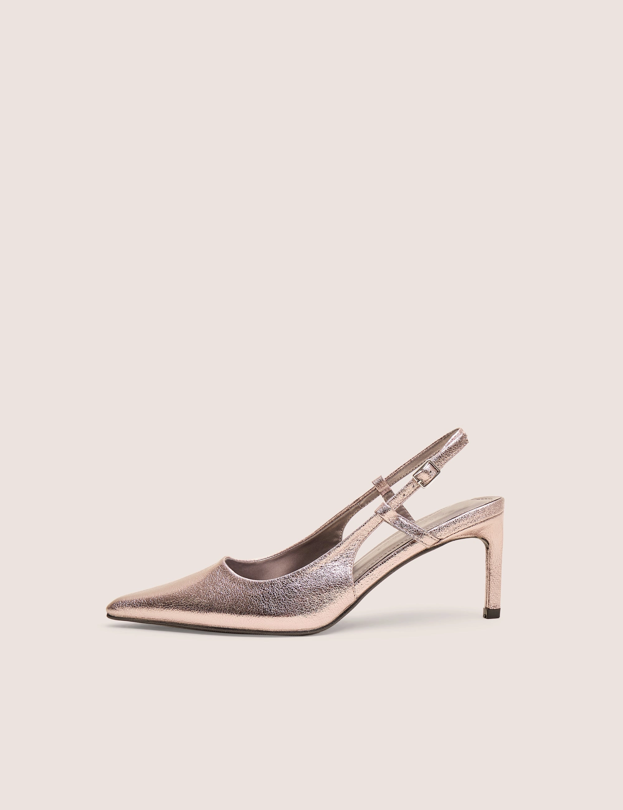 Dresses With High Heels Salsa Cracked Pewter Sling Back Pointed Toe Heels