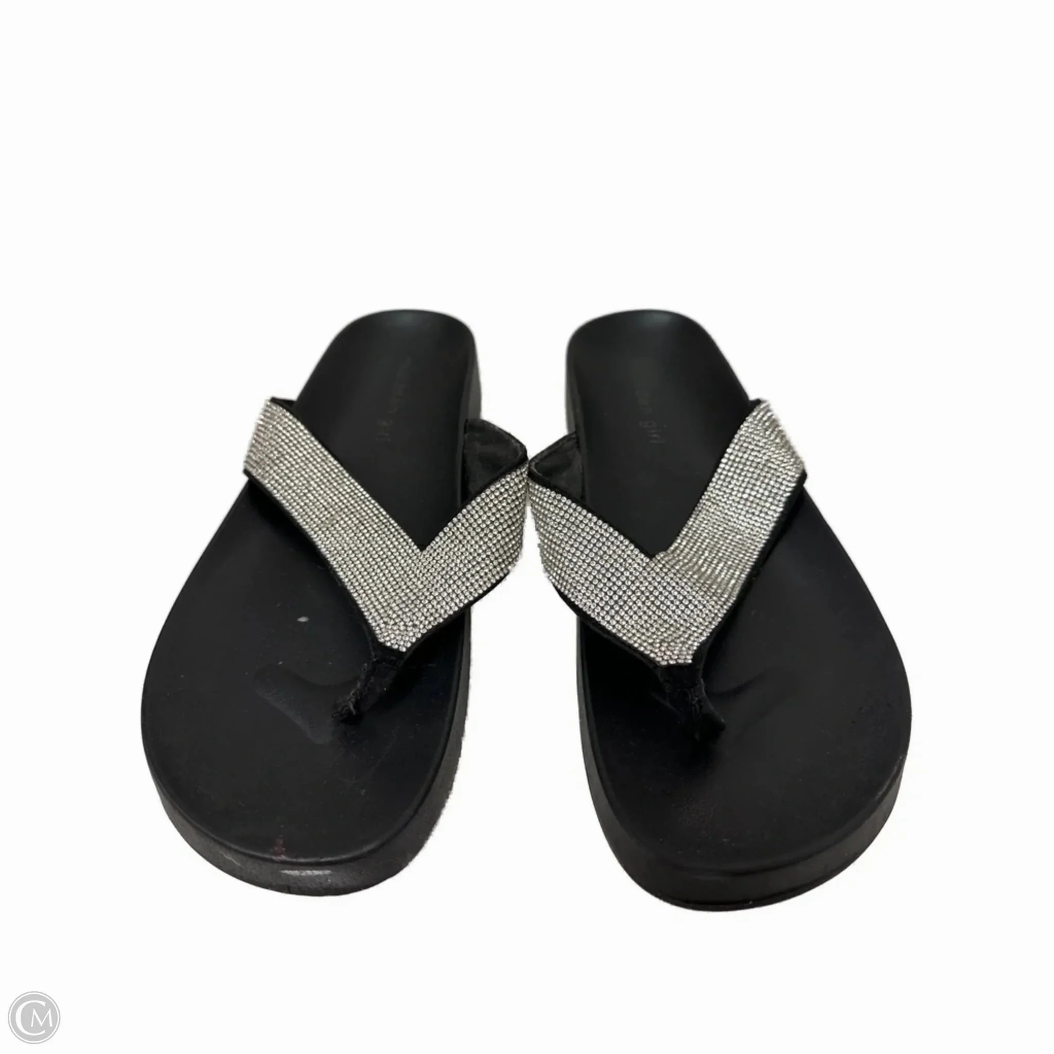Sandals Flats By Madden Girl In Black, Size: 10 Mt Sandals