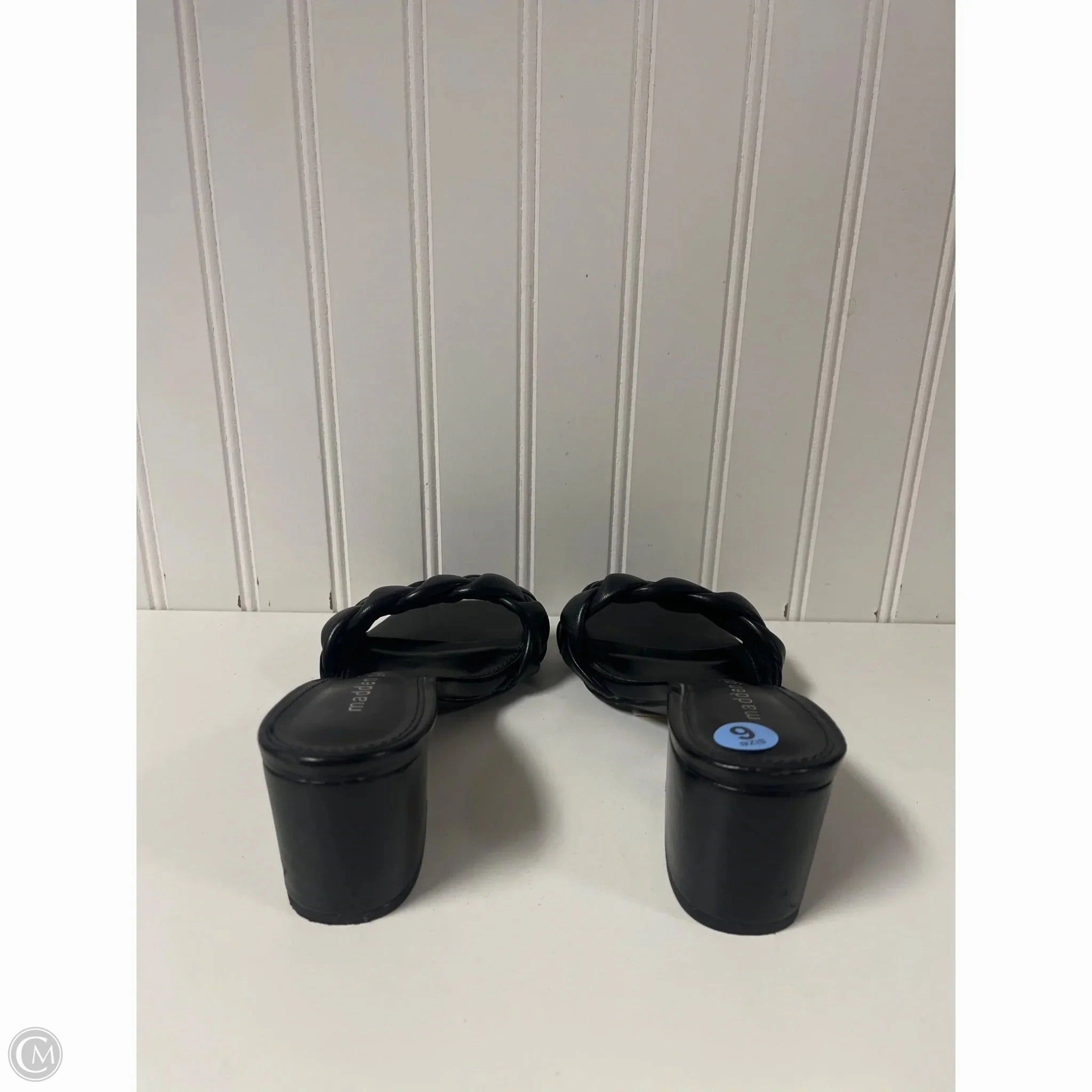 Sandals Geta Names Sandals Heels Block By Madden Girl In Black, Size: 6