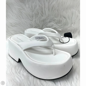 Shoes And Sandals Sandals Heels Platform By Madden Girl In White, Size: 10