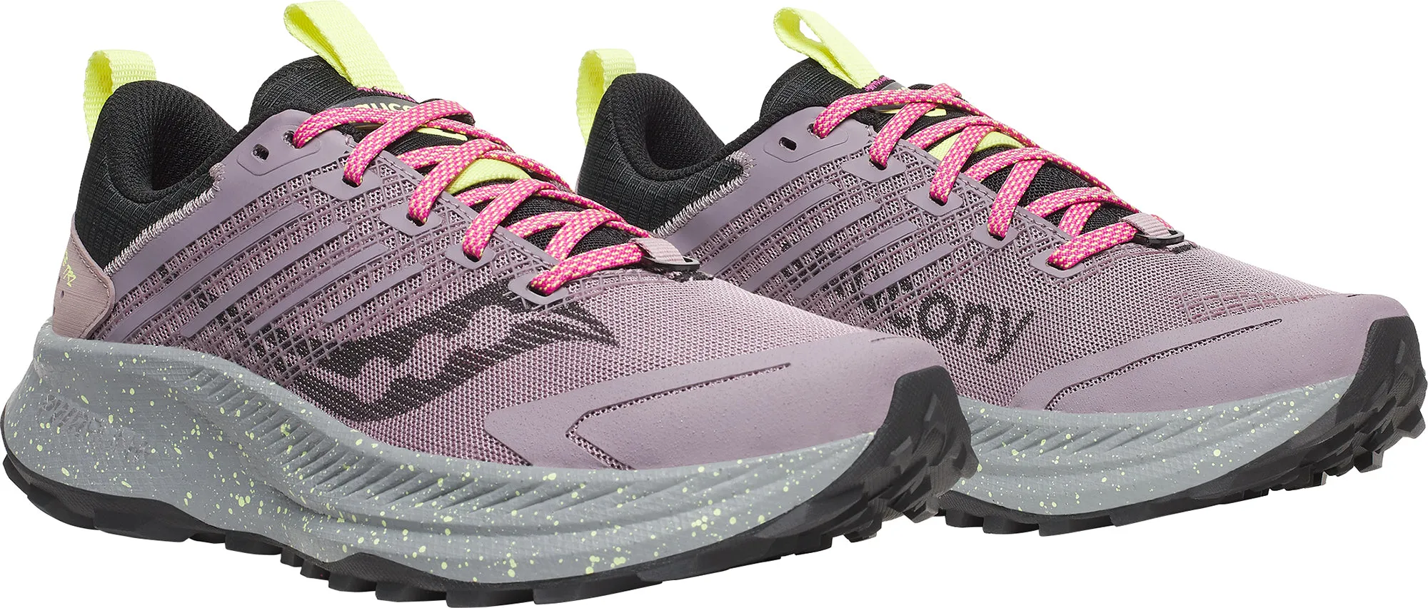 Trail Running Shoes For Overpronators Saucony Ride TR2 Womens Trail Running Shoes - Purple