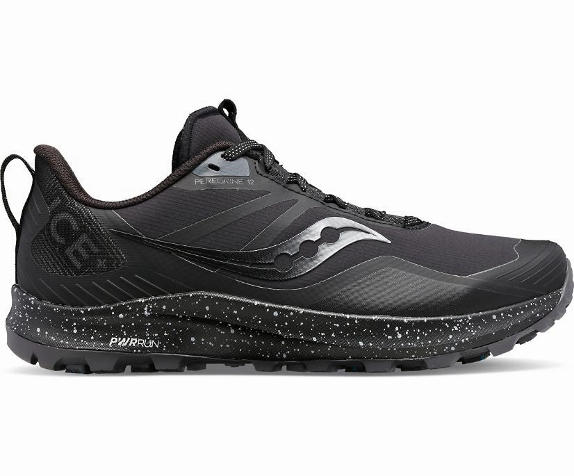 Best Clipless Mtb Trail Shoes Saucony | Peregrine ICE  3 | Men's | Black/Shadow