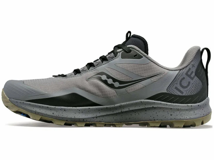 Banff Trail Shoes Review Saucony | Peregrine ICE  3 | Men's | Gravel/Black