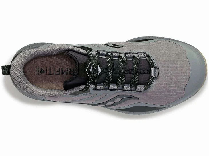 Low Stack Trail Shoes Saucony | Peregrine ICE  3 | Men's | Gravel/Black