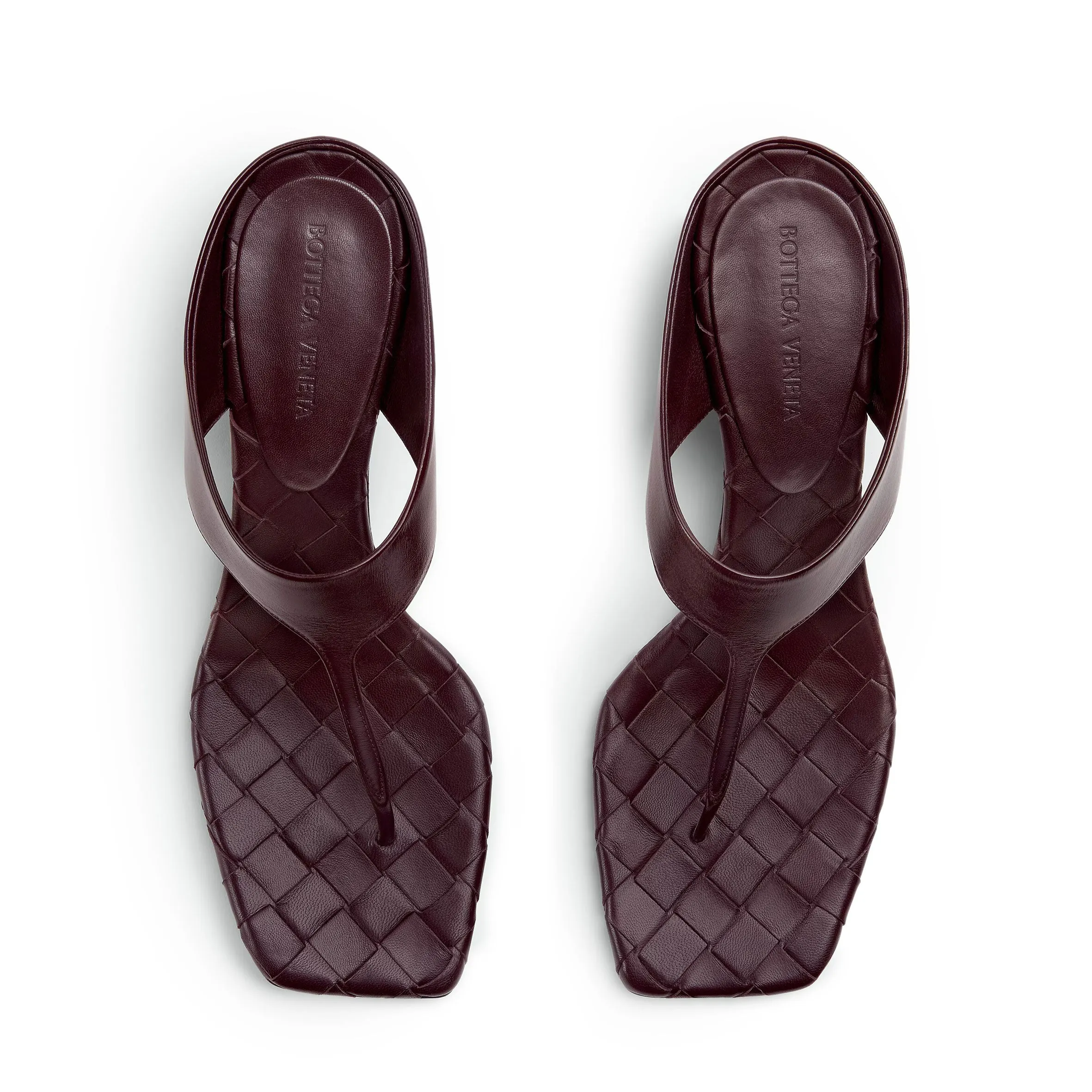 Marella Thong Sandal 45, Dark Barolo Cushion For High Heels