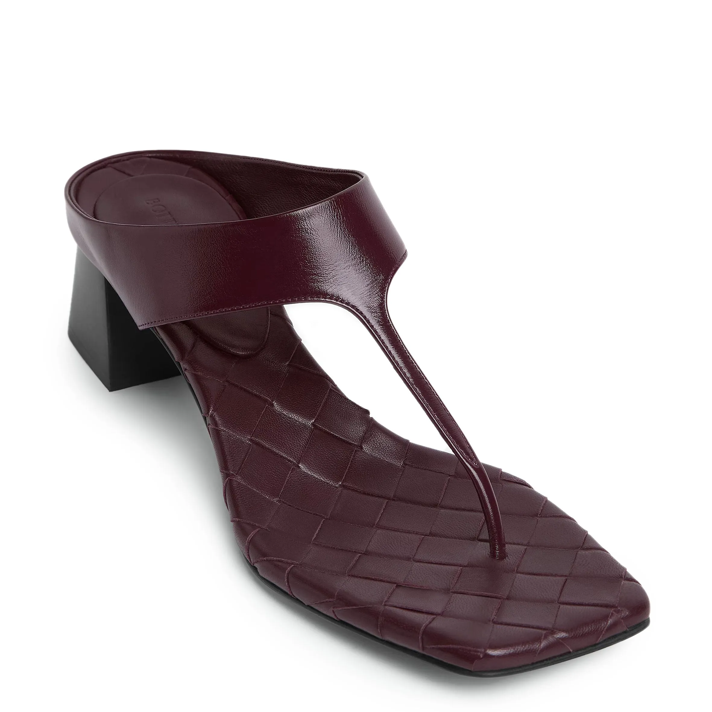 Marella Thong Sandal 45, Dark Barolo Heel Boots Thigh High