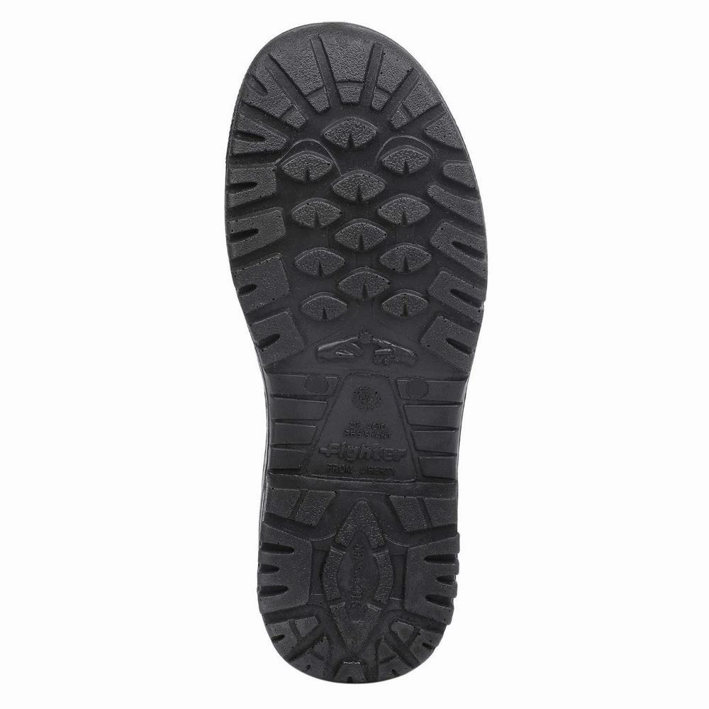 Arbpro Woodu Leaf Climbing Shoes Warrior Black Steel Toe Industrial Safety Shoes for Men FIGHTER MEN By Liberty