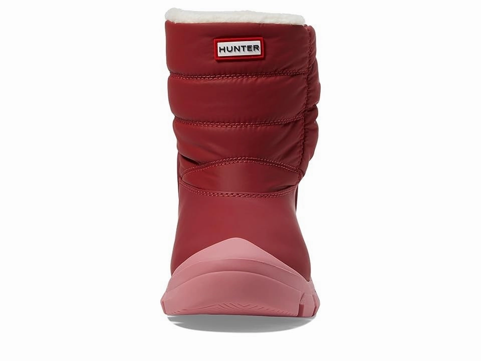 Hunter Intrepid Snow Boots Kids Burgundy Insulated Waterproof Ankle JOBB1018 Snow Boots 11.5