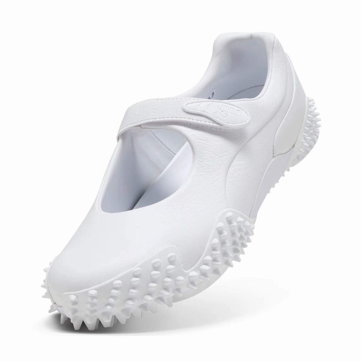 Puma Spikes Running Shoes India Mostro Fey Leather 'Puma White'