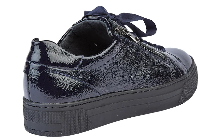 Sem Zizi Navy Vegan Leather Brogues