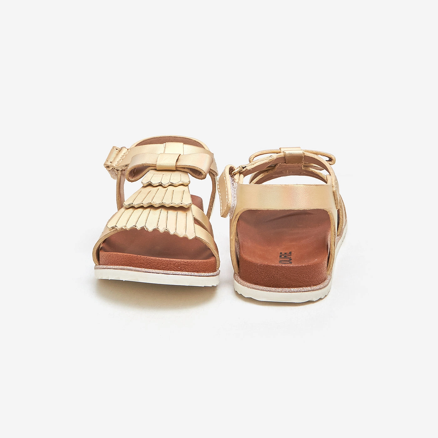 Dress Sandals Low Heel Shiny Sandals for Girls