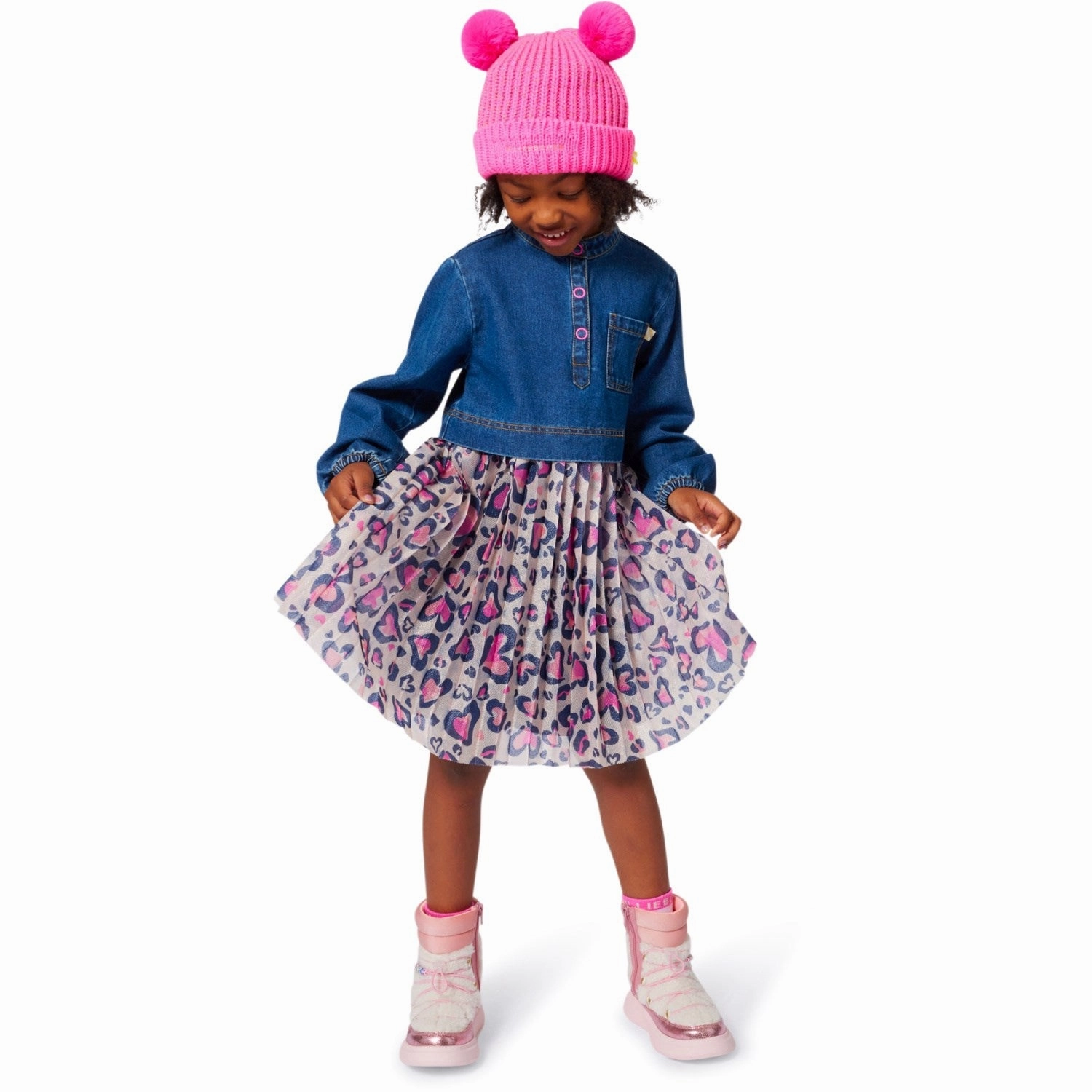 Billieblush Ankle Boots Side Zip Snow Boots