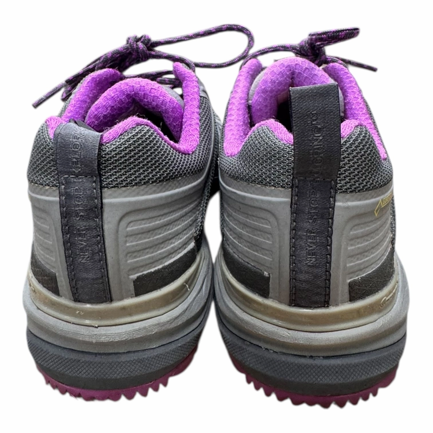 Shoes Hiking By The North Face In Grey & Purple, Size:8 Hiking Shoes As Everyday Shoes