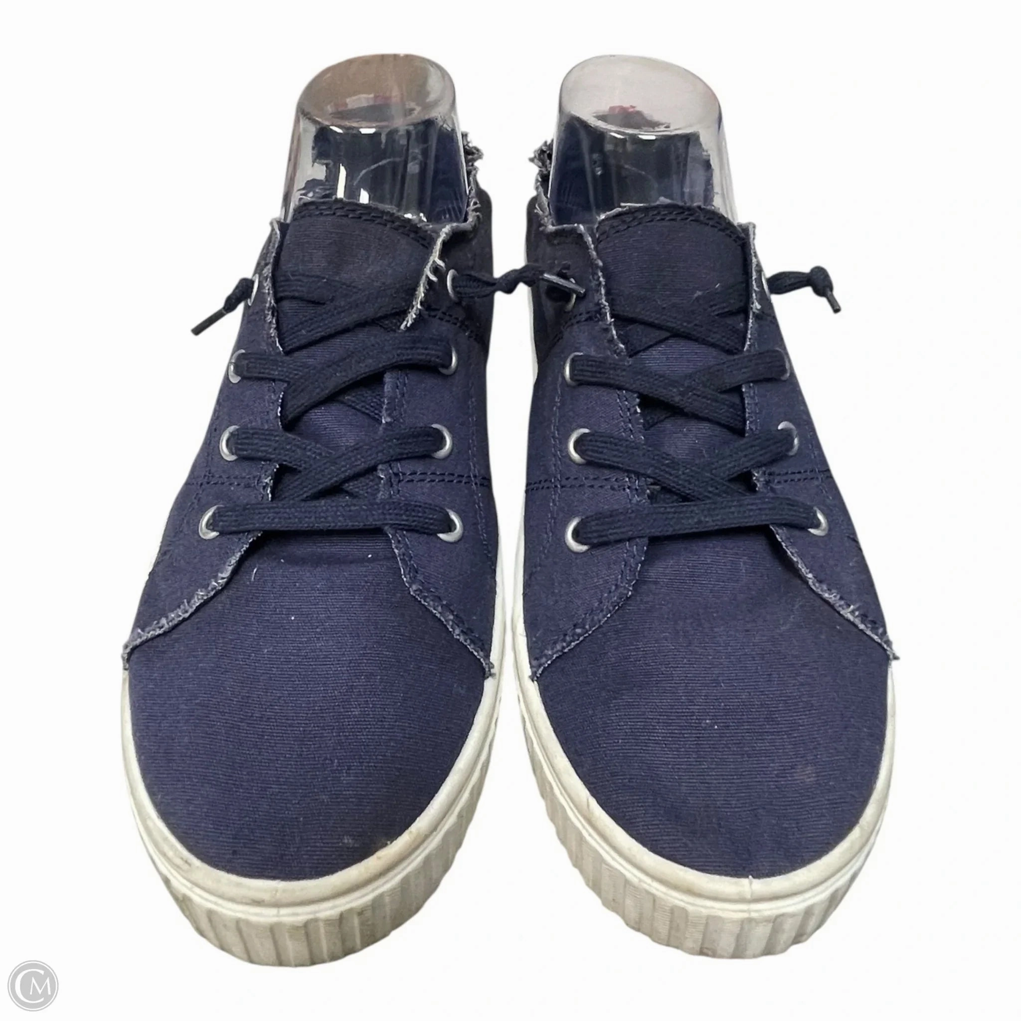 Modern Tennis Sneakers Shoes Sneakers By Madden Girl In Blue & White, Size: 11