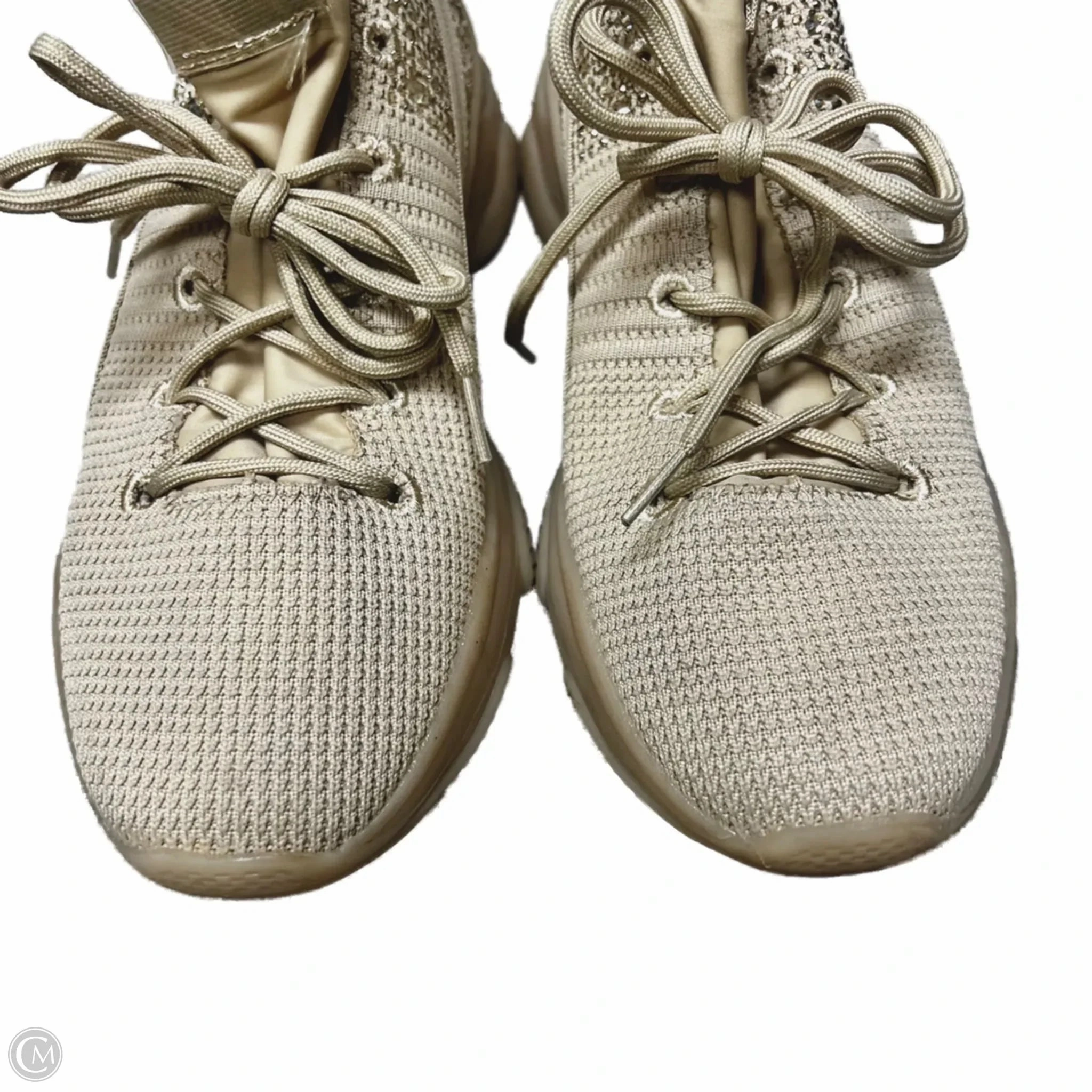 Shoes Sneakers By Madden Girl In Tan, Size: 9.5 Tan Shoes Sneakers