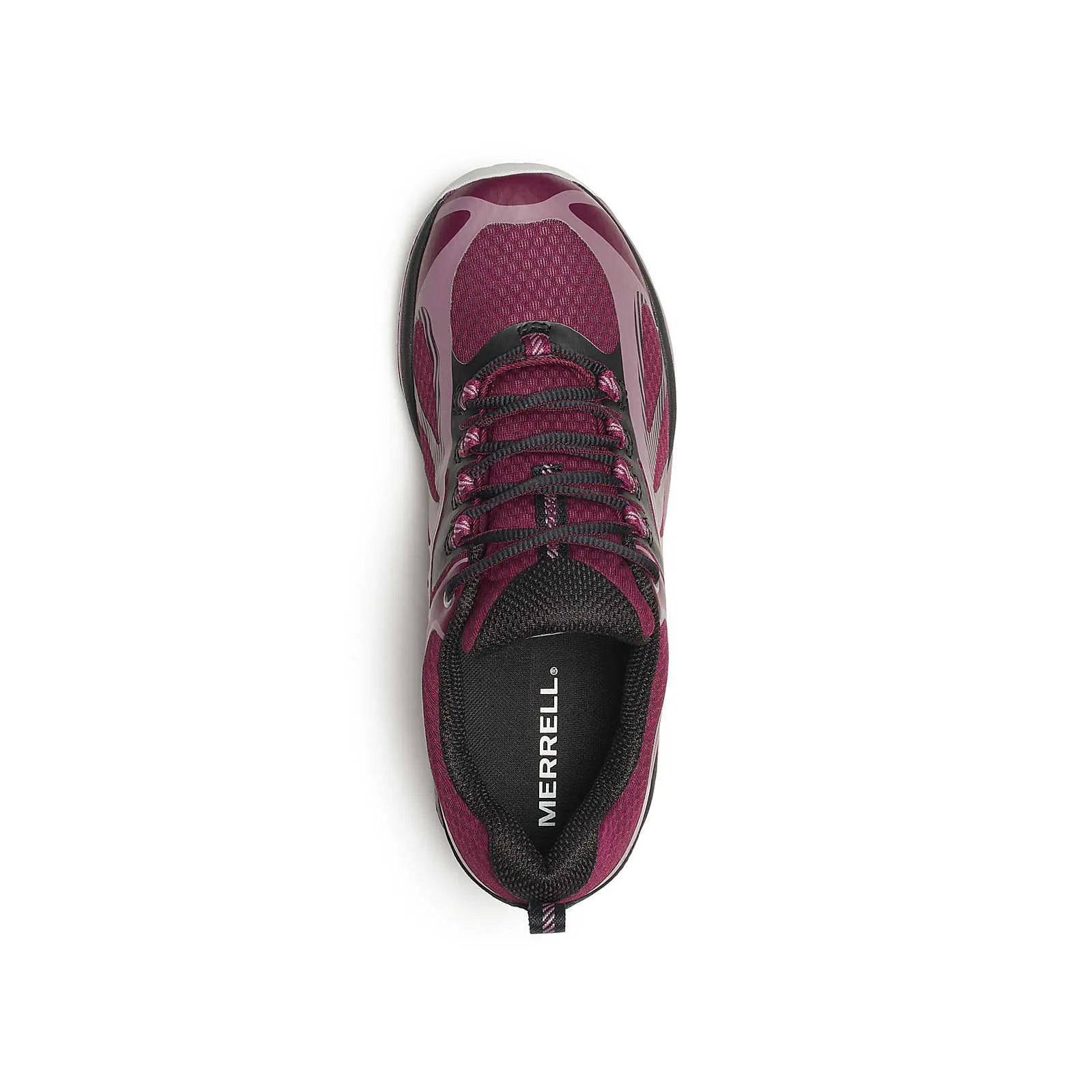 Siren Edge 3 Waterproof Black/Crimson Low Leather Hiking Shoes