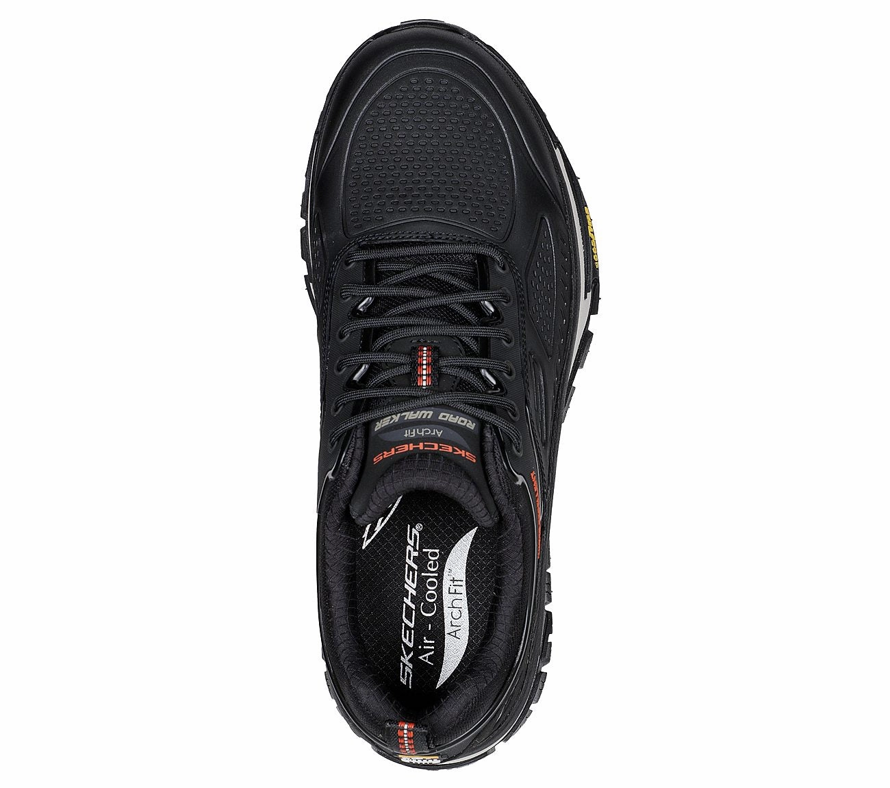 Climbing Shoe Hard Vs Soft Rubber SKECHERS ARCH FIT ROAD WALKER - RECON - 237333 - BLK