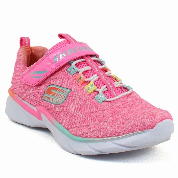 Dresses Worn With Sneakers Skechers sneakers da bambina e ragazza Swirly Girl Shimmer Time 81703L PKMT rosa