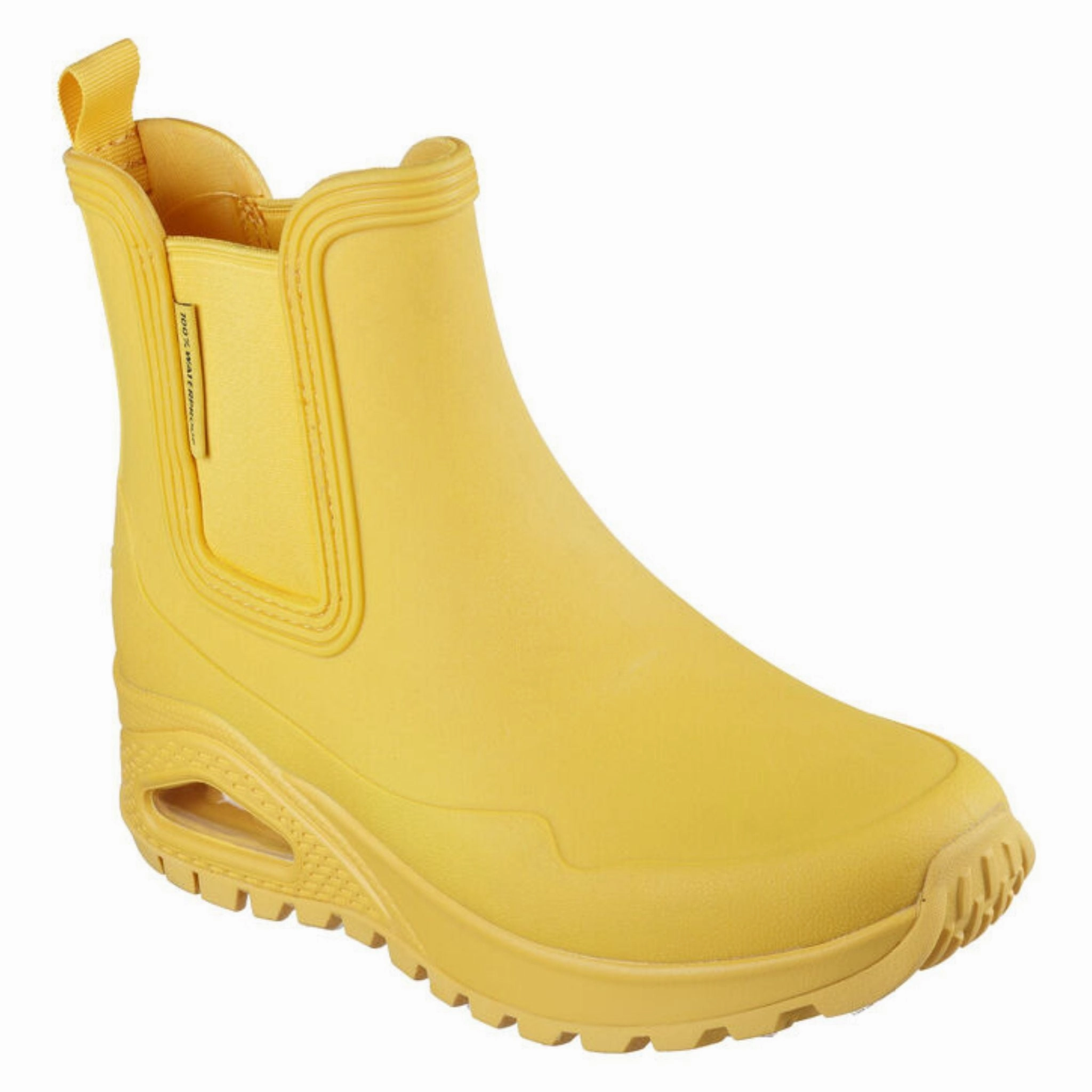 Skechers Women's 177183 Uno Rugged-Dancing N The Rain Yellow Casual Boots Waterproof Shoe Brands