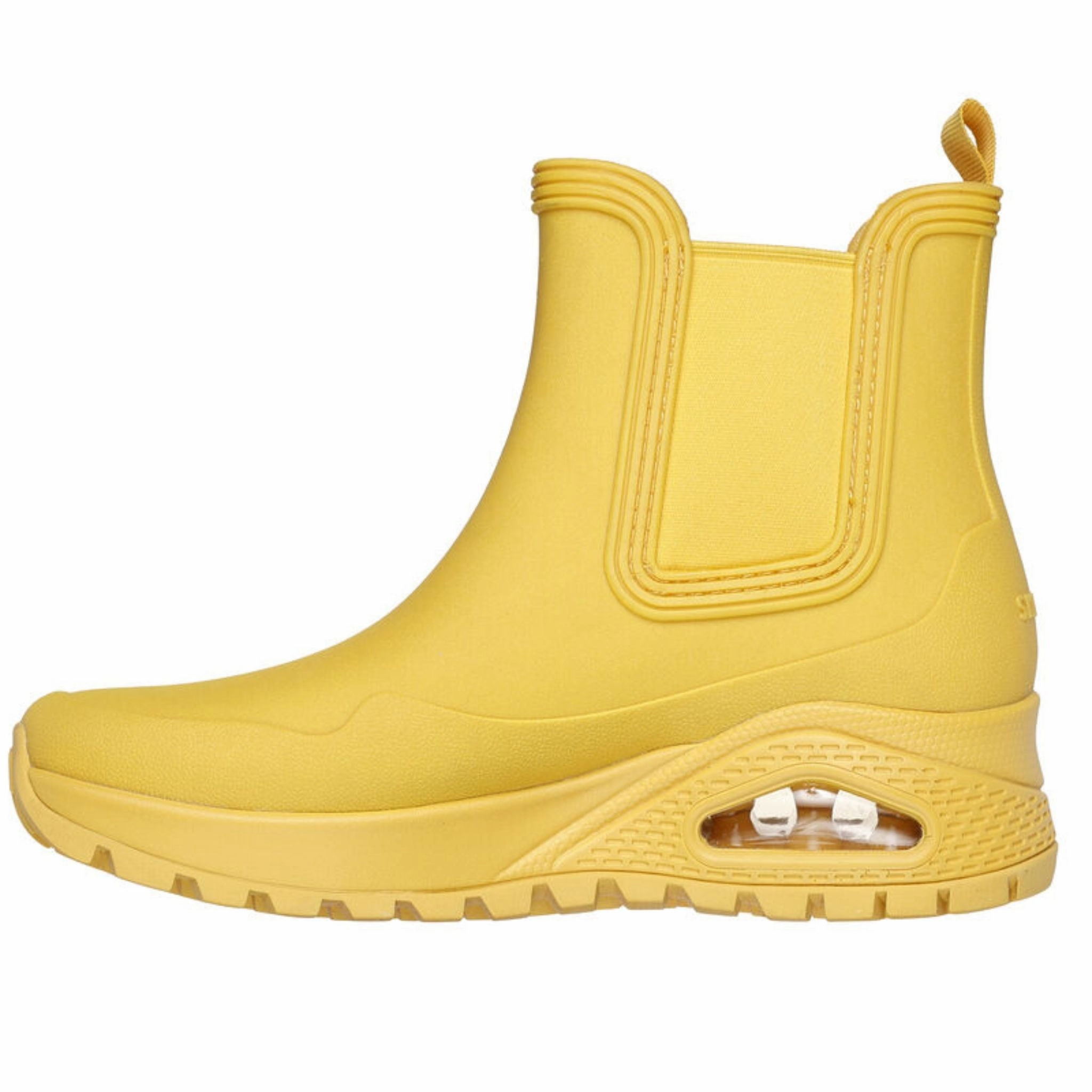 Waterproof Shoe Tray Skechers Women's 177183 Uno Rugged-Dancing N The Rain Yellow Casual Boots