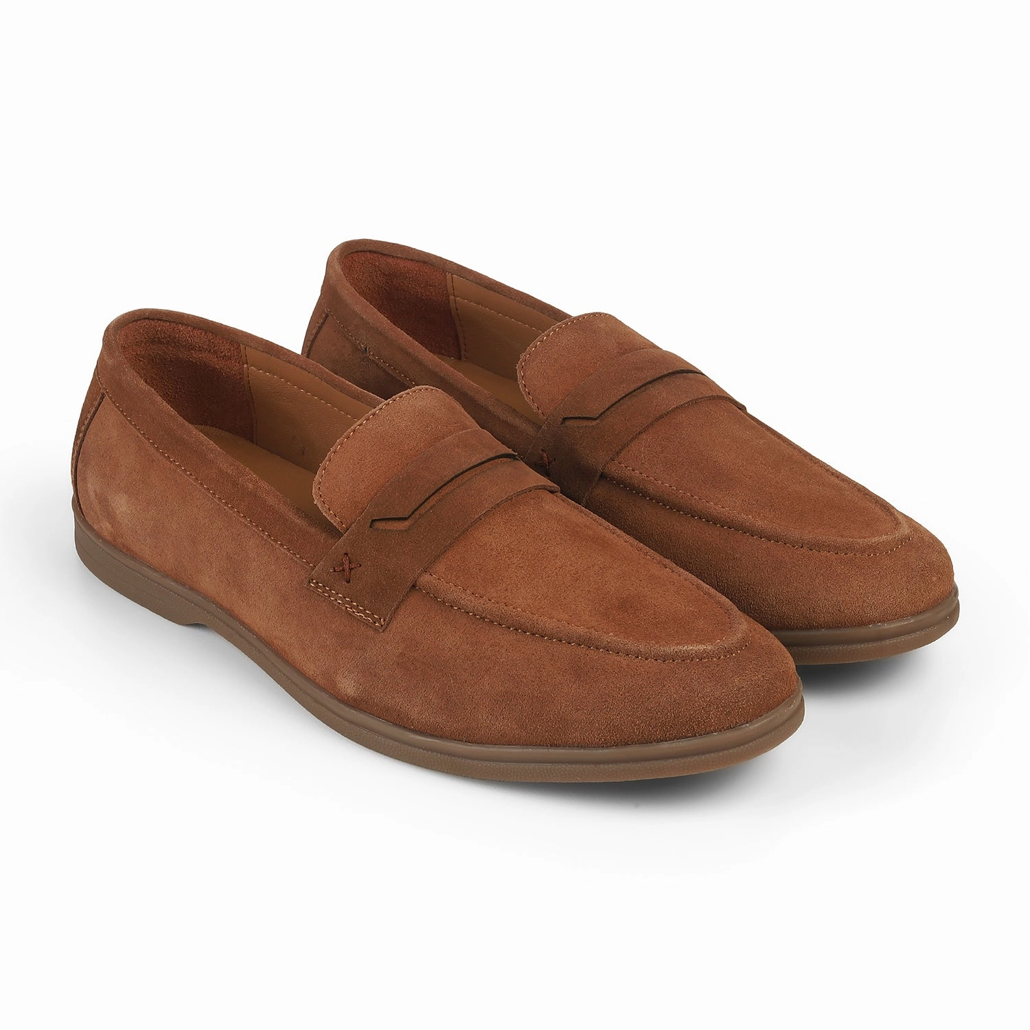 Driving Loafers Suede Tresmode Veni Tan Men's Suede Leather Loafers