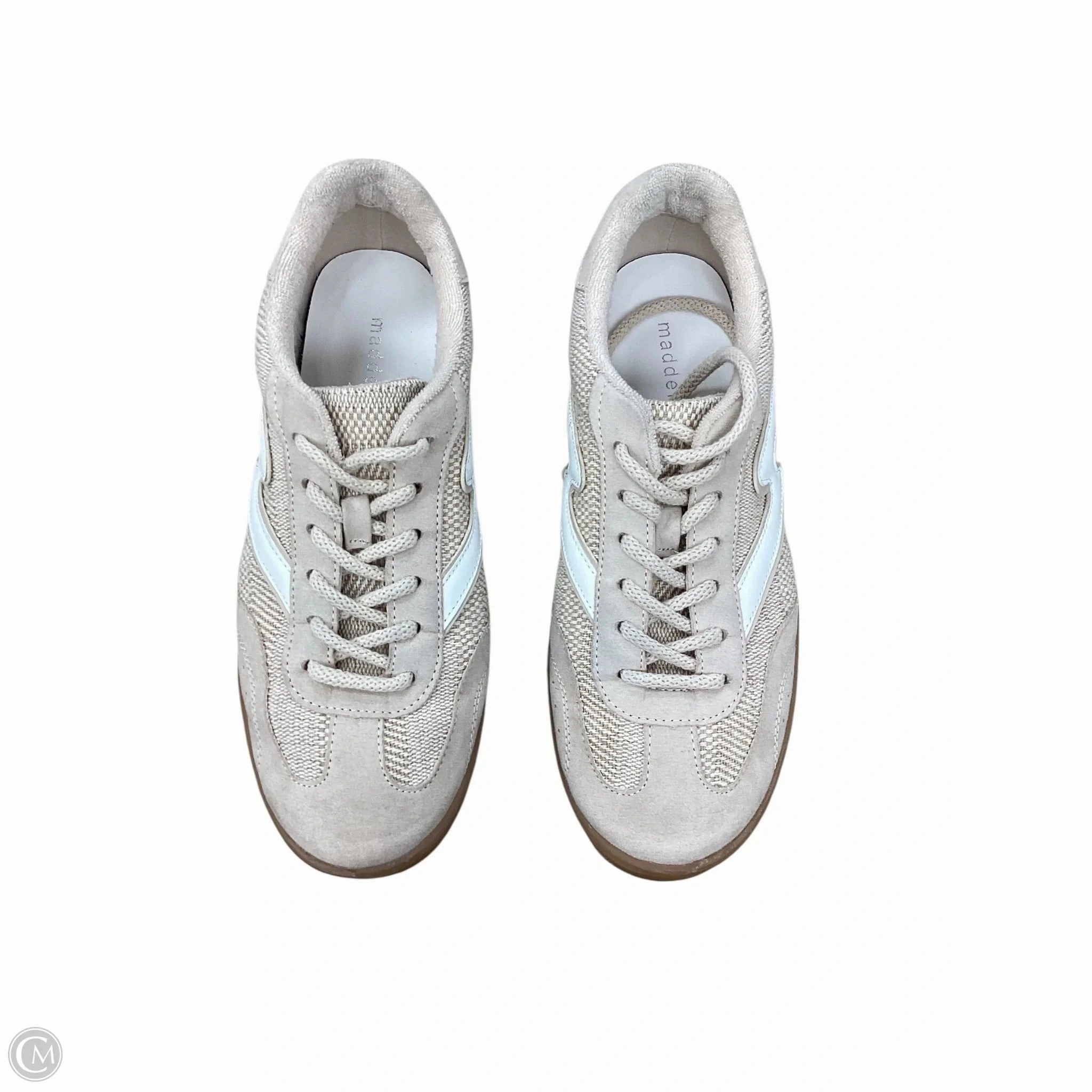 Fake Sneakers Shoes Sneakers By Madden Girl In Tan, Size: 6.5