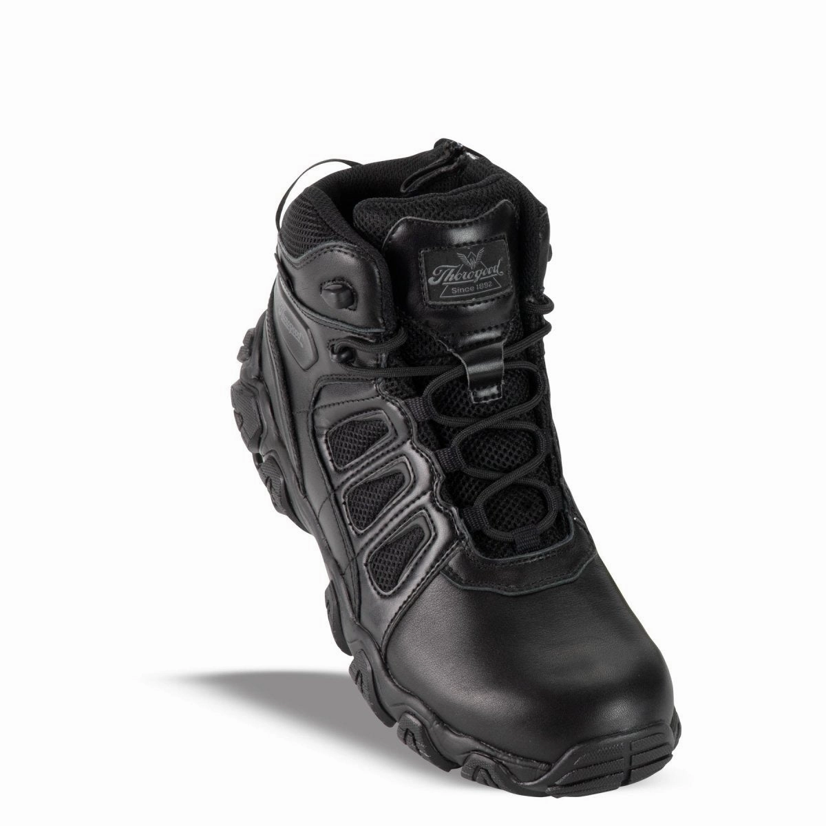Thorogood Men's 804-6385 Crosstex Side Zip BBP Wtpf Safety Comp Toe Boot - Black Italian Waterproof Shoes