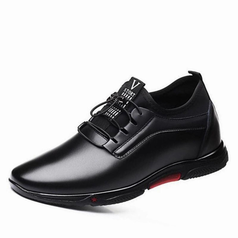 West Louis Luxury Leather Sports Elastic Shoes Casual Professional Shoes