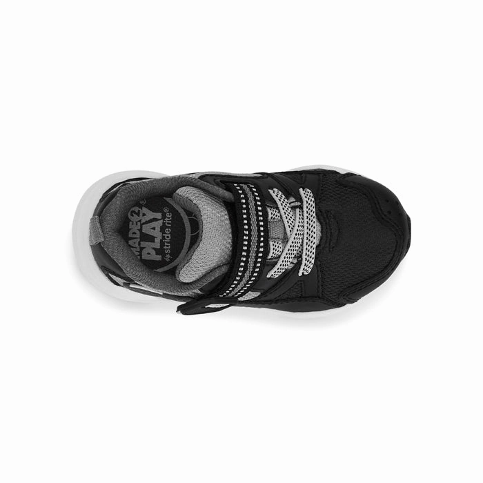 Little Boy Stride Rite M2P Journey 2 Adapt in Black Veja Esplar Sneakers White Us