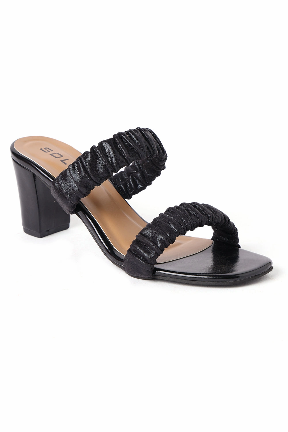 SOLES Black Heels - Classic Elegance Work Boots With High Heel