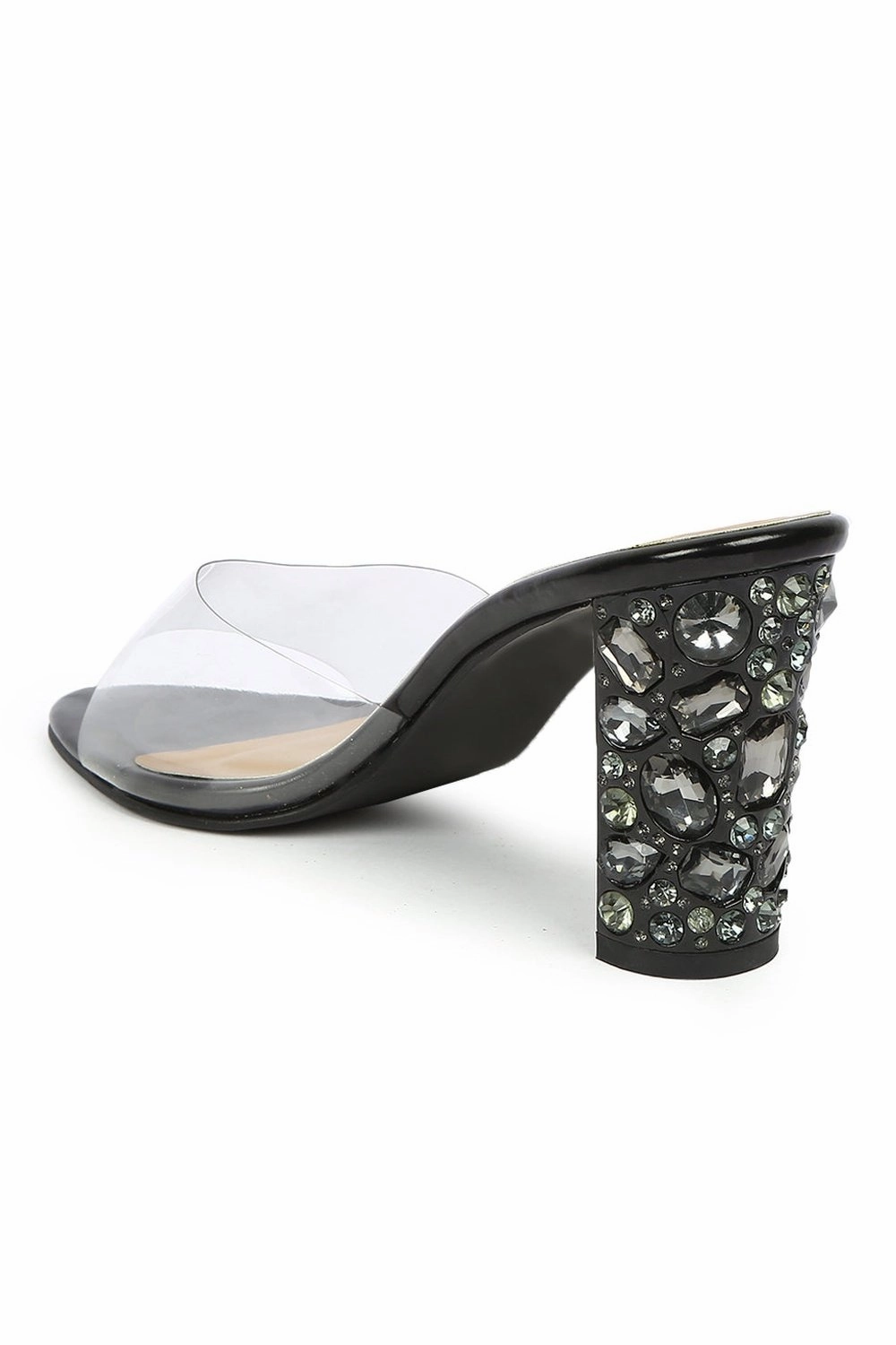 SOLES Black Pretty Heels For The Pretty Legs - Classic & Feminine Footwear Low High Heels