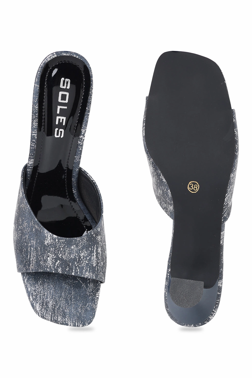 Over The Knee High Boots No Heel SOLES Front Strap Glass Heels