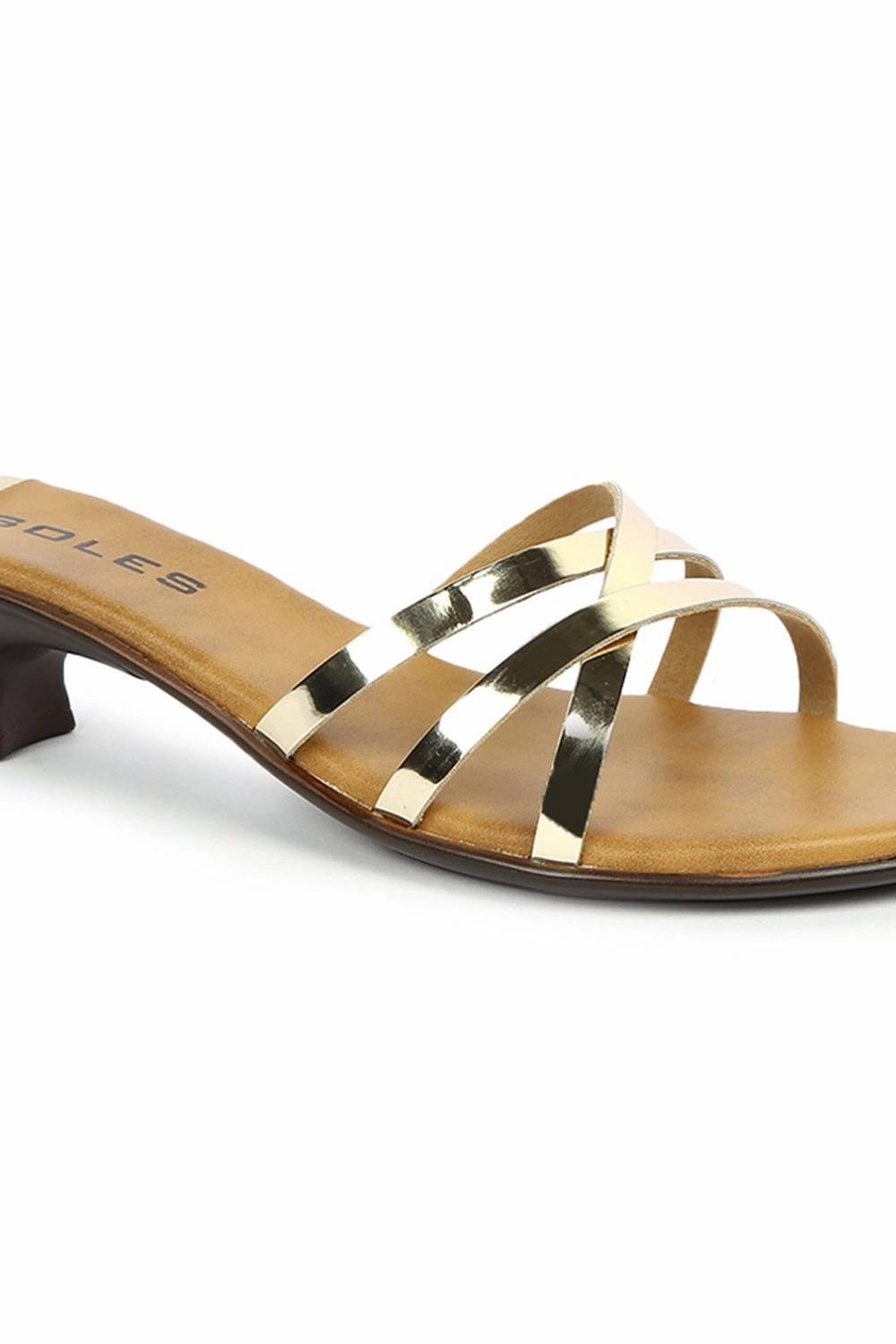 Stocking And Heels SOLES Gold Heels - Chic & Trendy Footwear