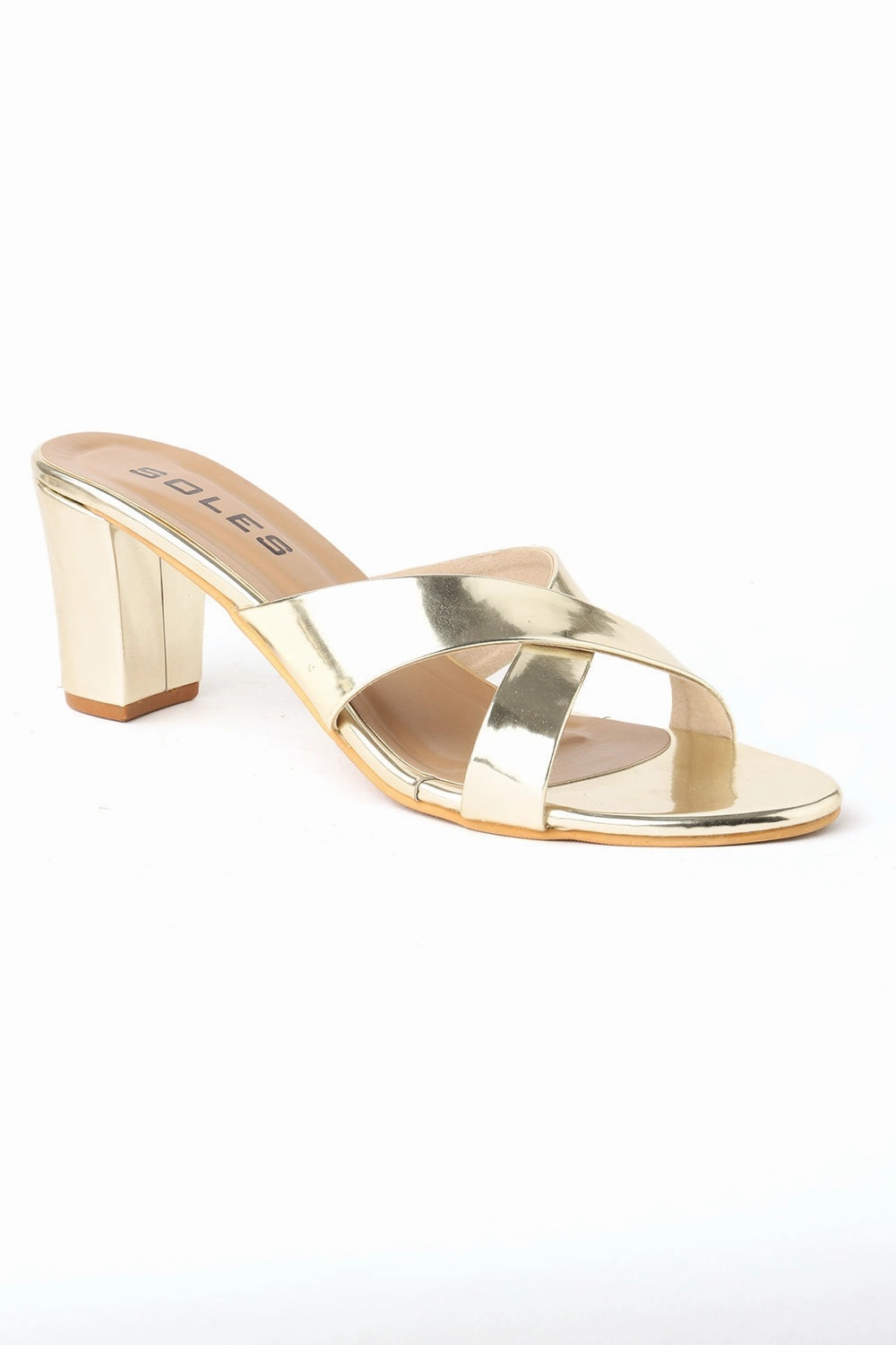 SOLES Gold Heels - Luxurious Elegance No Show Socks For High Heels