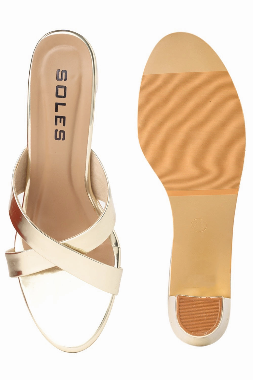 High Heels Tape Toes SOLES Gold Heels - Luxurious Elegance