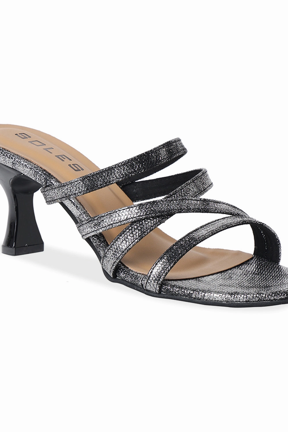 SOLES Printed Strapped Heels High Heel Sex