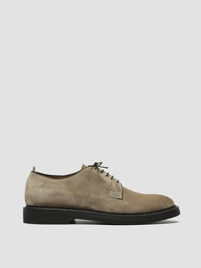 Jeans And Derby Shoes HOPKINS FLEXI 201 - Taupe Suede Derby Shoes