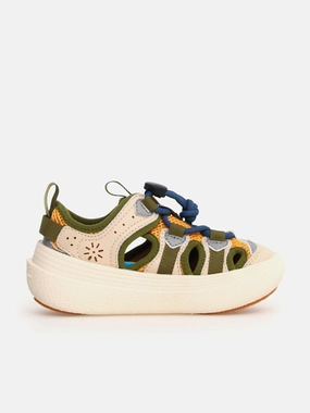 Flower Mountain Kids Chomei Tech Sandals in Beige Costco Sandals