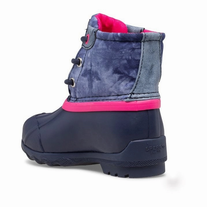 Sperry Boots Unisex Kids Top-Sider Blue Lace Up Ankle Snow Port JOBB1855 Arctic Excursion Ankle Snow Boot