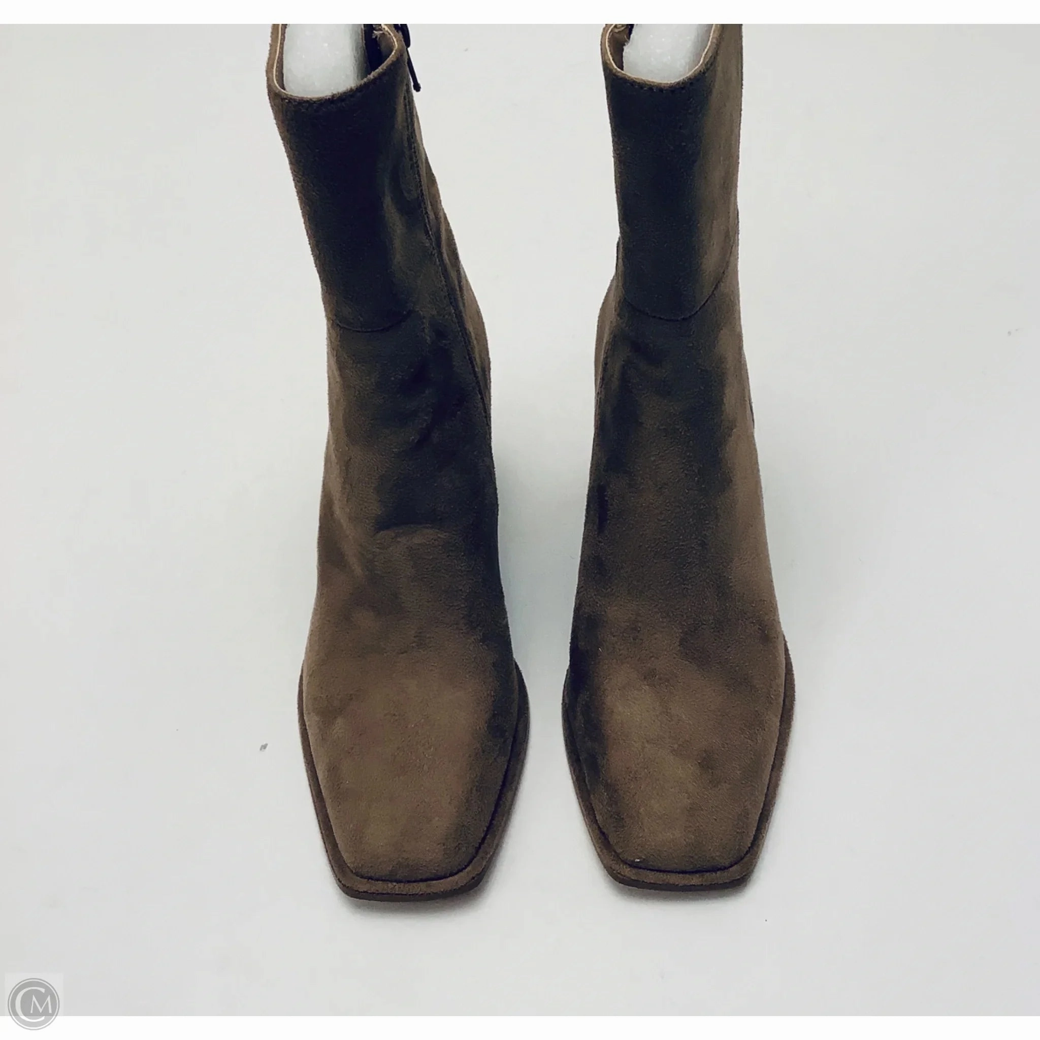 Chaparral Boots Boots Ankle Heels By Madden Girl In Taupe, Size: 6