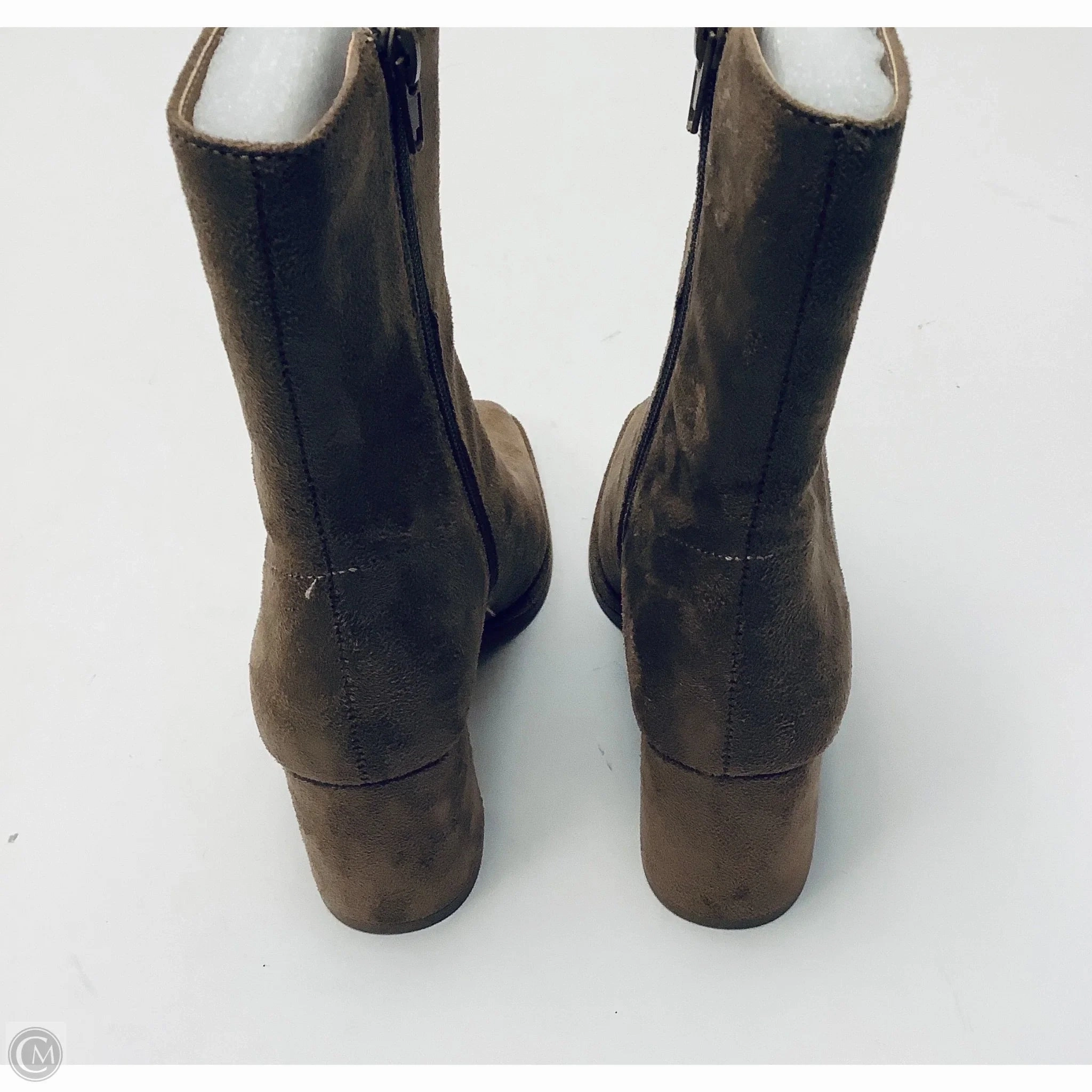 Belks Boots Boots Ankle Heels By Madden Girl In Taupe, Size: 6