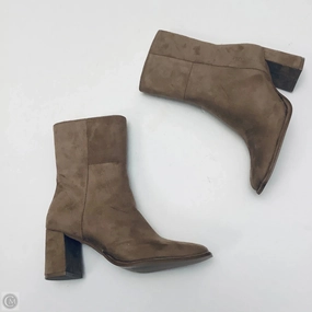 Size 12 Boots Boots Ankle Heels By Madden Girl In Taupe, Size: 6