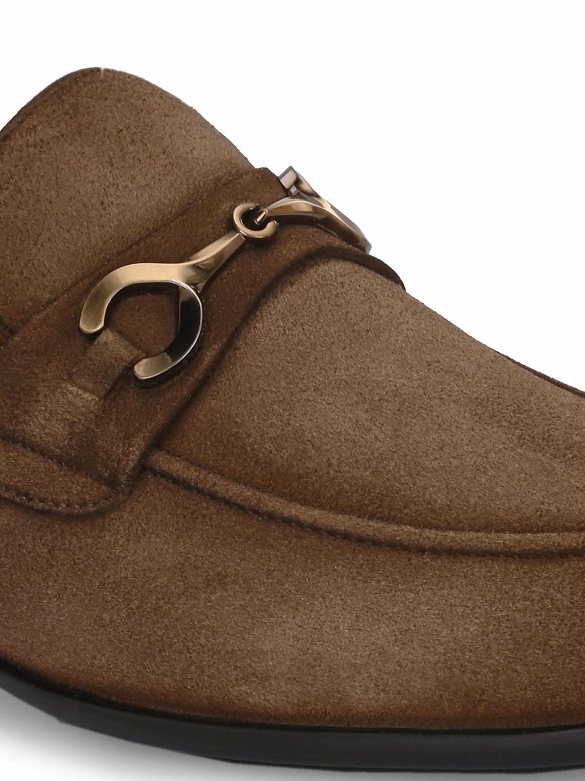 Wide Shoes Loafers Star Dust Buckled Leather Loafers