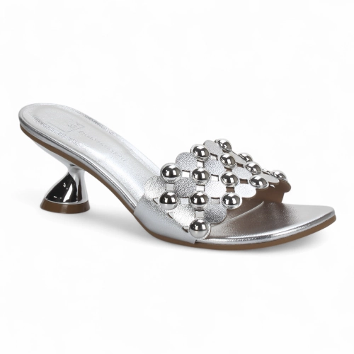 Starry Slide Heel High Heel Shoes With Rhinestones