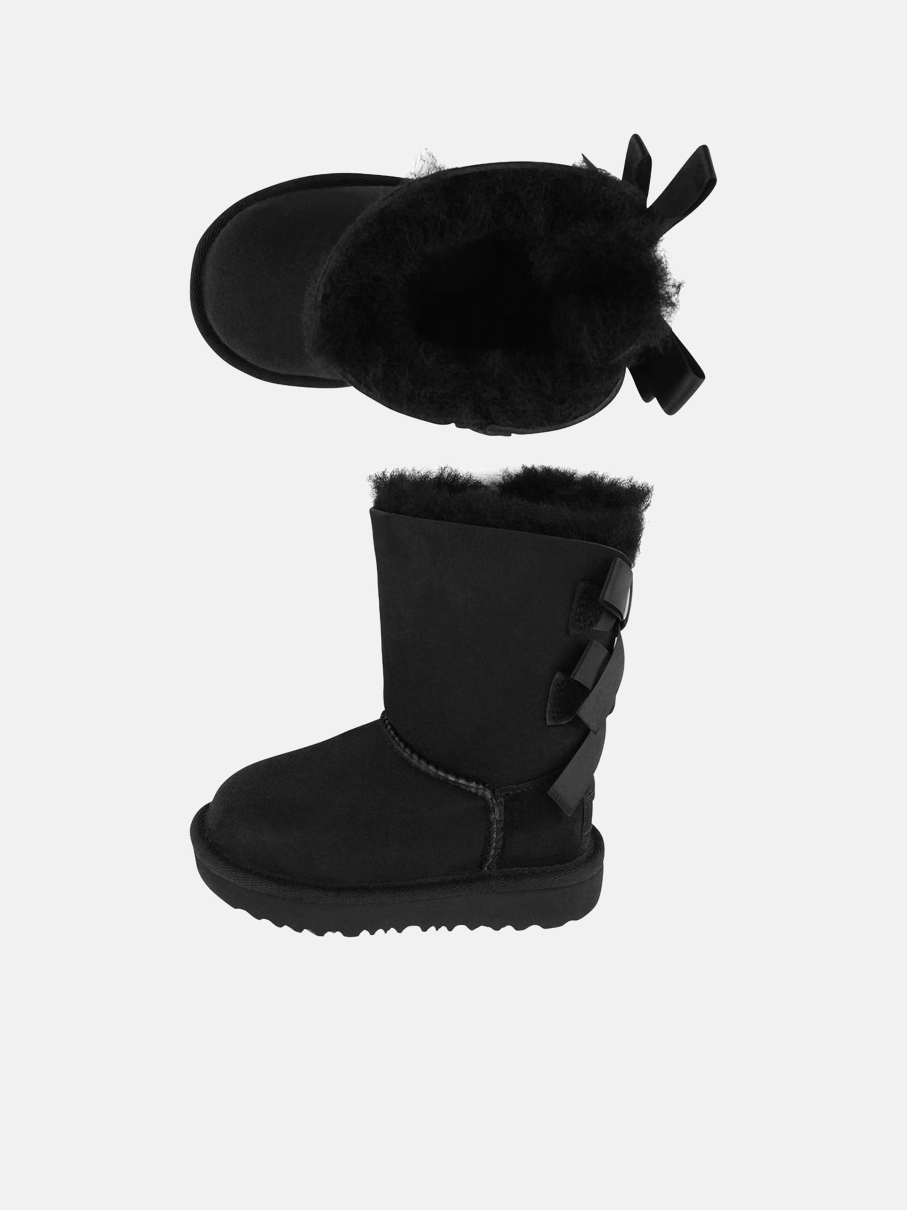 UGG Girls Suede Bailey Bow II Boots Fxr Snowmobile Boots
