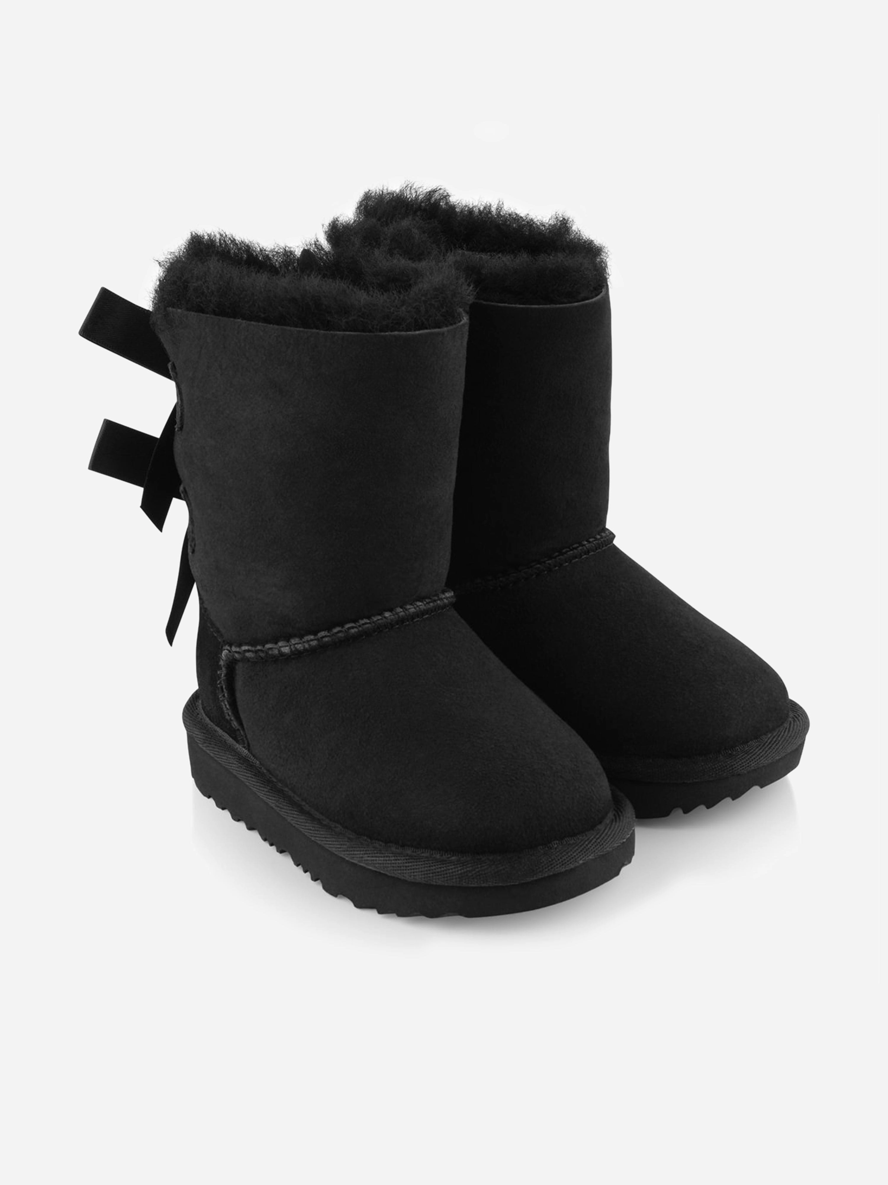 Kenneth Cole Boots UGG Girls Suede Bailey Bow II Boots
