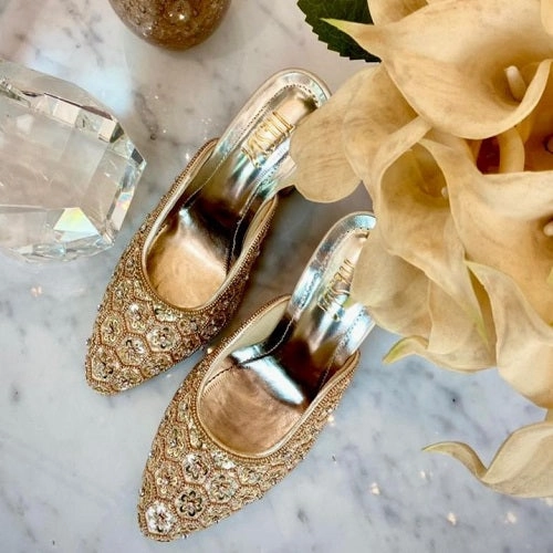 Stella Customised Block Heels I Wedding Heels High Heel Toe Protectors