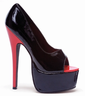 6.5" Stiletto Heel Open Toe Pump (ES652-BONNIE) High Heels Without Platform