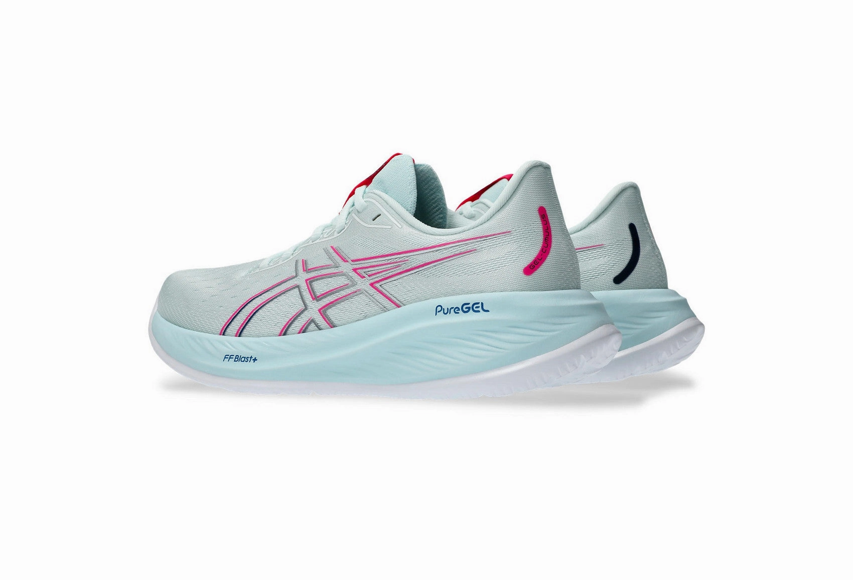 ASICS Womens Gel Cumulus 26 Wide- Soothing Sea/Blue Expanse (1012B600-401) Women's Asics Pickleball Shoes