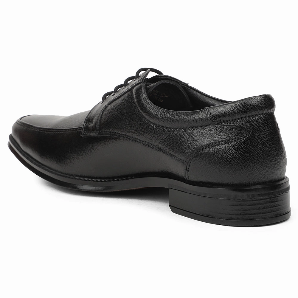 Healers Black Formal Lacing Derby Shoes For Men UDL-9 By Liberty Lace Up My Shoes
